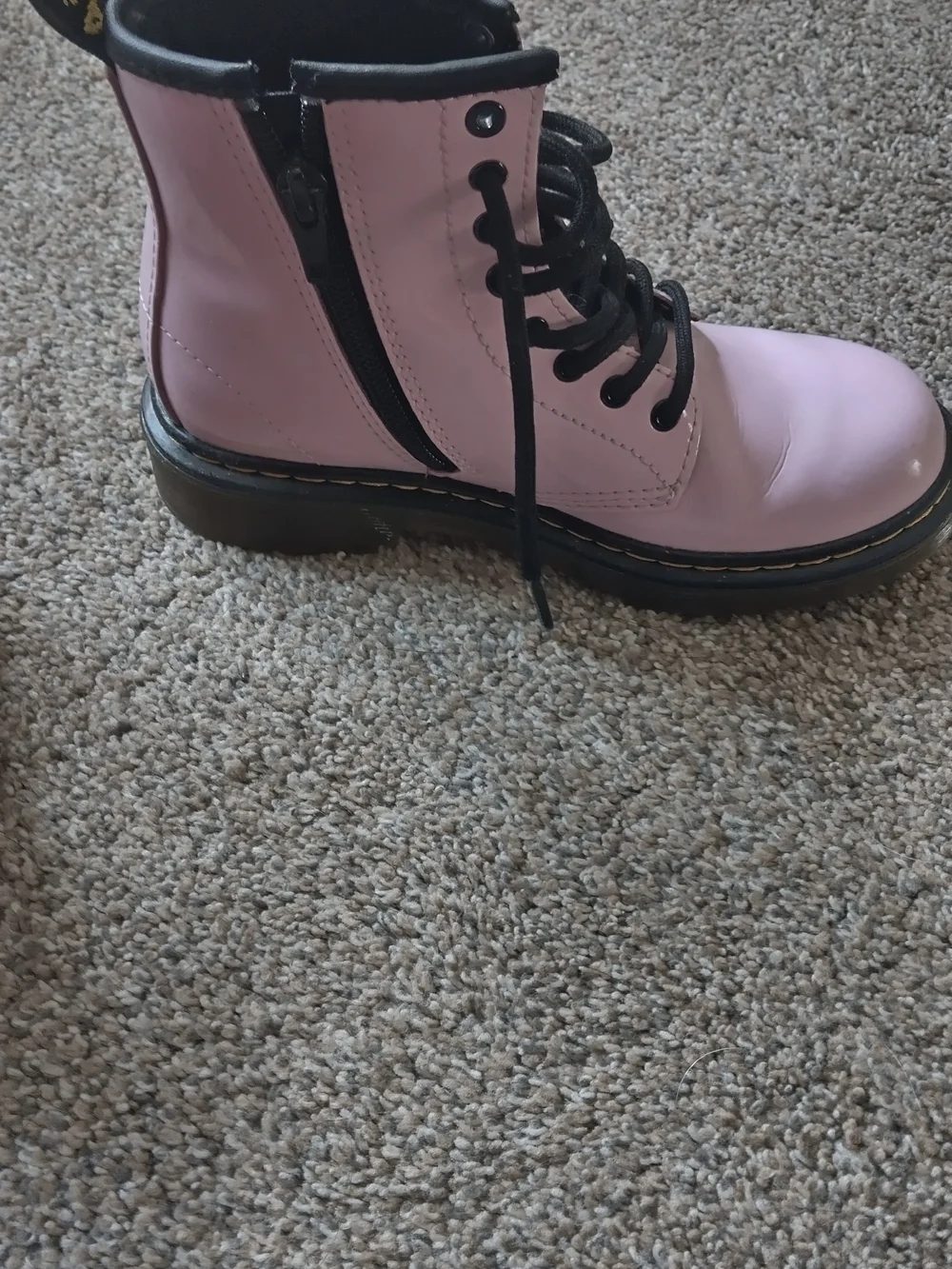 Dr. Martens 1460 Pascal Patent Leather Boot in Pink